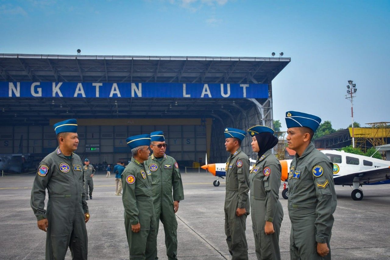 Puspenerbal Lepas Puluhan Pesud Untuk Meriahkan Peringatan HUT ke-79 TNI Tahun 2024