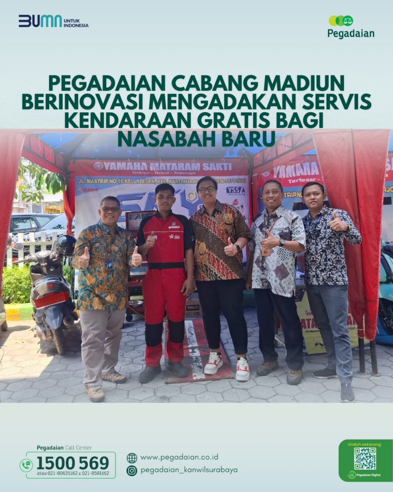 Pegadaian Madiun Tawarkan Servis Murah dan Gratis untuk Tarik Nasabah Baru