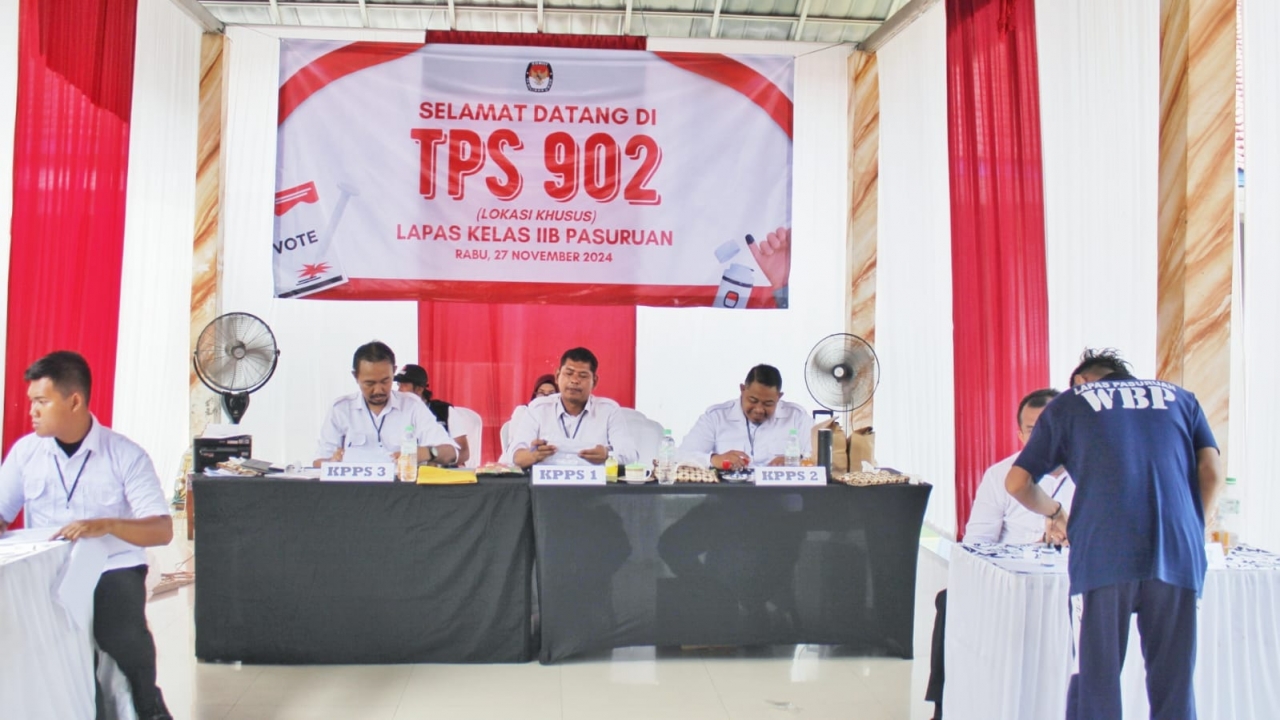 Sebanyak 755 Warga Binaan Ikut Mensukseskan Pilkada Serentak