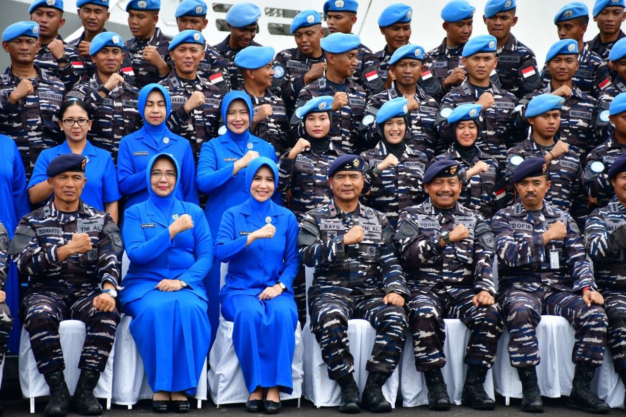 Wadan Puspenerbal Hadiri Pelepasan Satgas MTF Konga XXVlll-P UNIFIL Lebanon