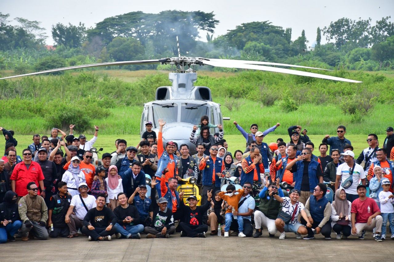 Wadan Puspenerbal Hadiri 1at Anniversary Moro Scooter Club