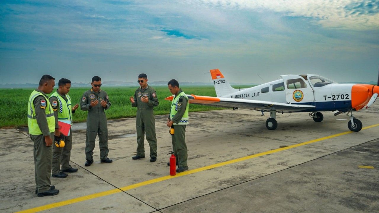 Wing Udara 2 Puspenerbal Cetak Instruktur Pilot Piper Archery TNI AL Pertama Tahun 2025