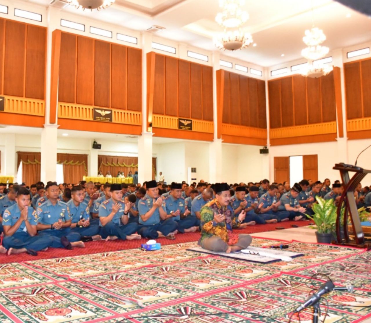 Danpuspenerbal: Hikmah Isra Mi'raj Tanamkan Integritas, Kejujuran, Kedisiplinan dan Loyalitas Prajurit kepada Negara