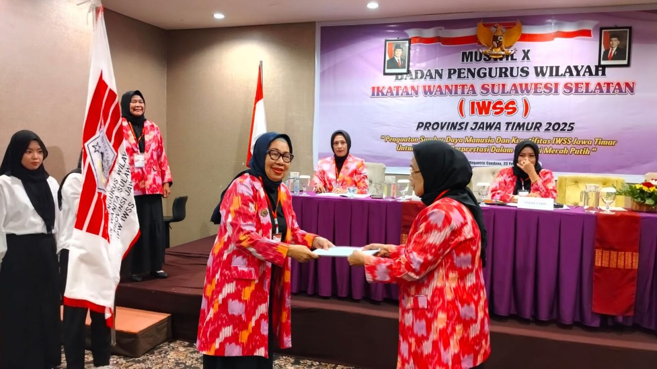 Aklamasi, Ratna Syam Yahya Pimpin IWSS Jawa Timur Lima Tahun Ke Depan