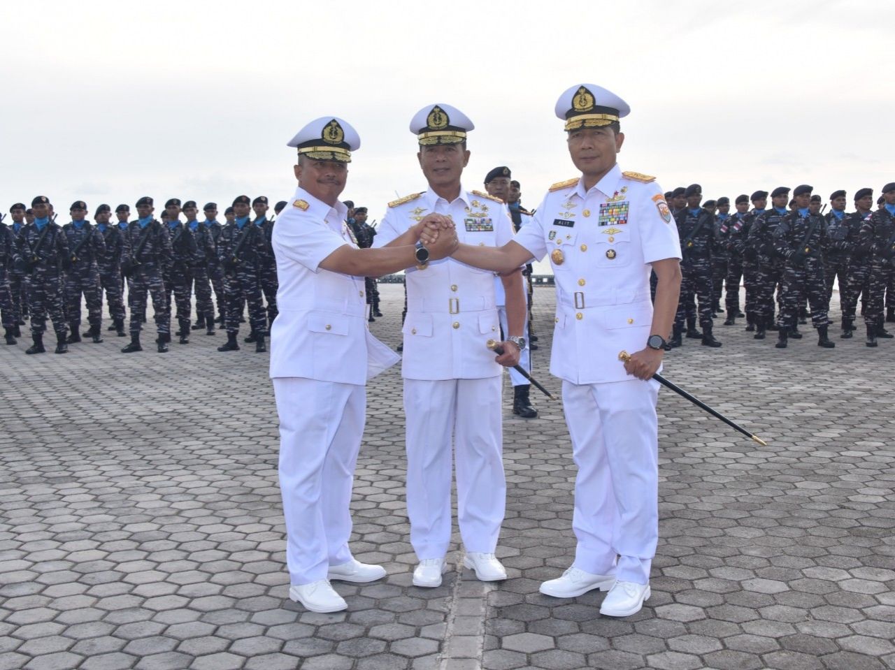 Laksda TNI I Gung Putu Alit Jaya Resmi Jabat Panglima Koarmada II