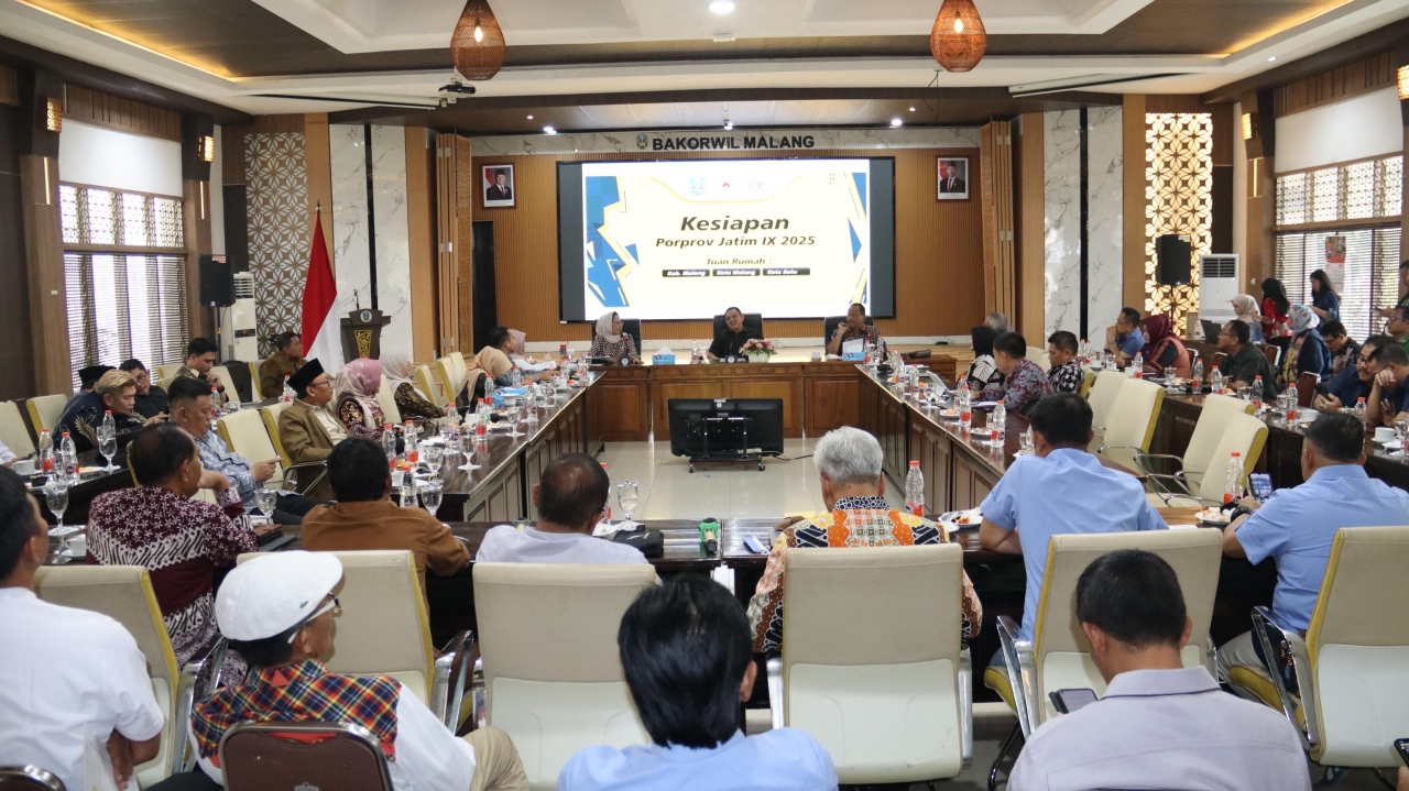 DPRD Jatim-KONI Jatim Gelar Rapat Koordinasi Persiapan Porprov IX 2025 di Malang Raya
