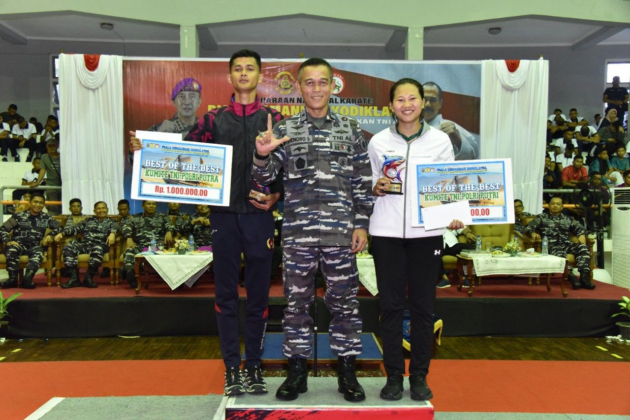 Koarmada II Raih Best Of The Best Kumite Putri di Kejurnas Dankodiklatal Cup 2025