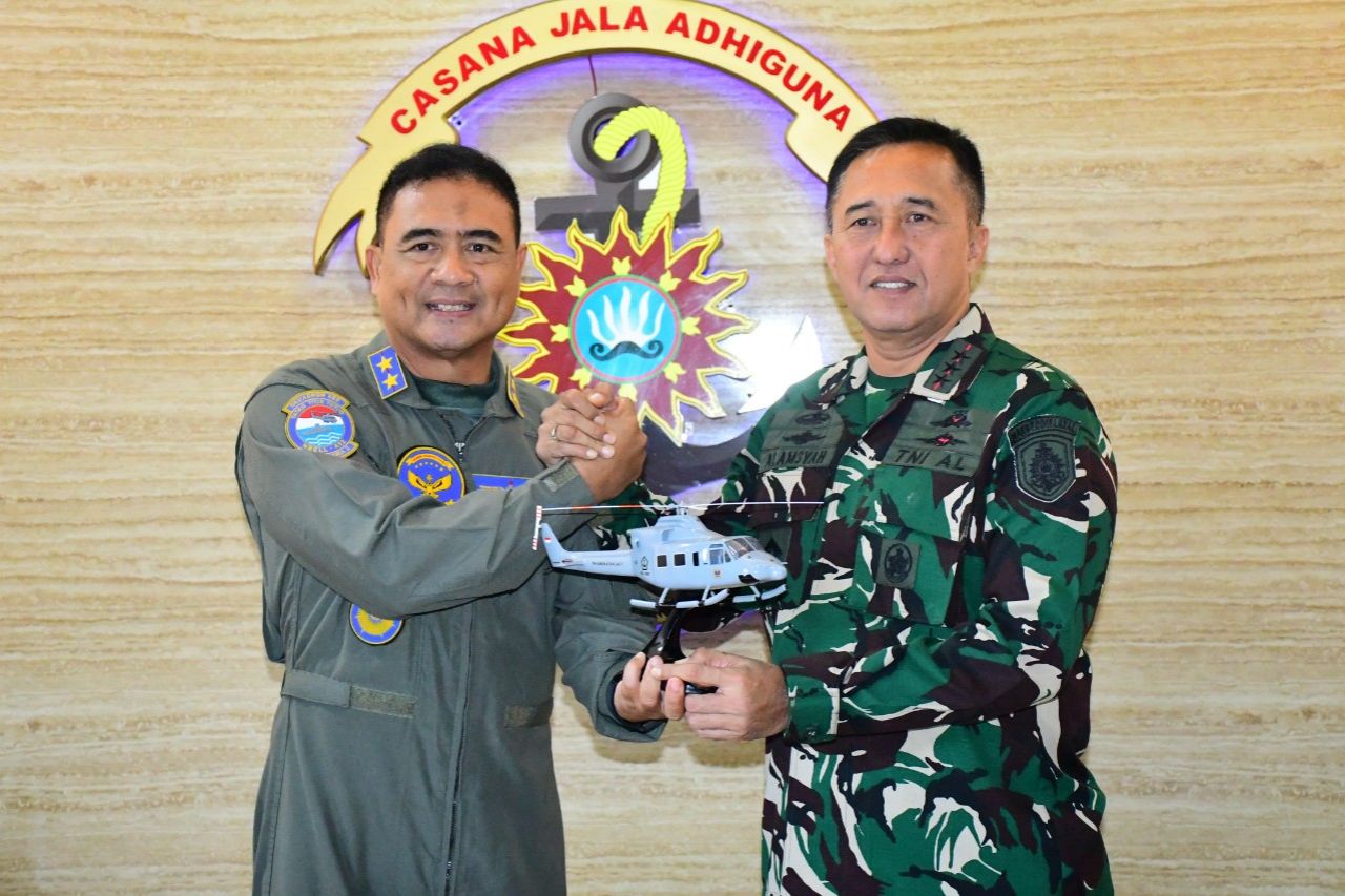 Tingkatkan Kerjasama, Komandan Puspenerbal Courtessy Call Komandan Kodiklatal