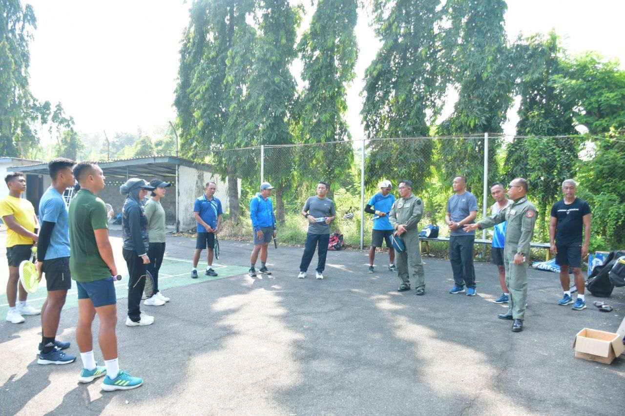 Wadan dan PJU Puspenerbal Tinjau TC Atlet Puspenerbal Jelang Porwiltim 2025