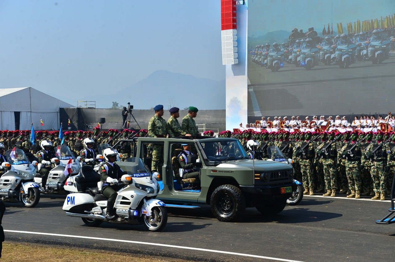 Pangkoarmada II Saksikan Momen Bersejarah Pelantikan Tiga Panglima Pasukan Elite TNI