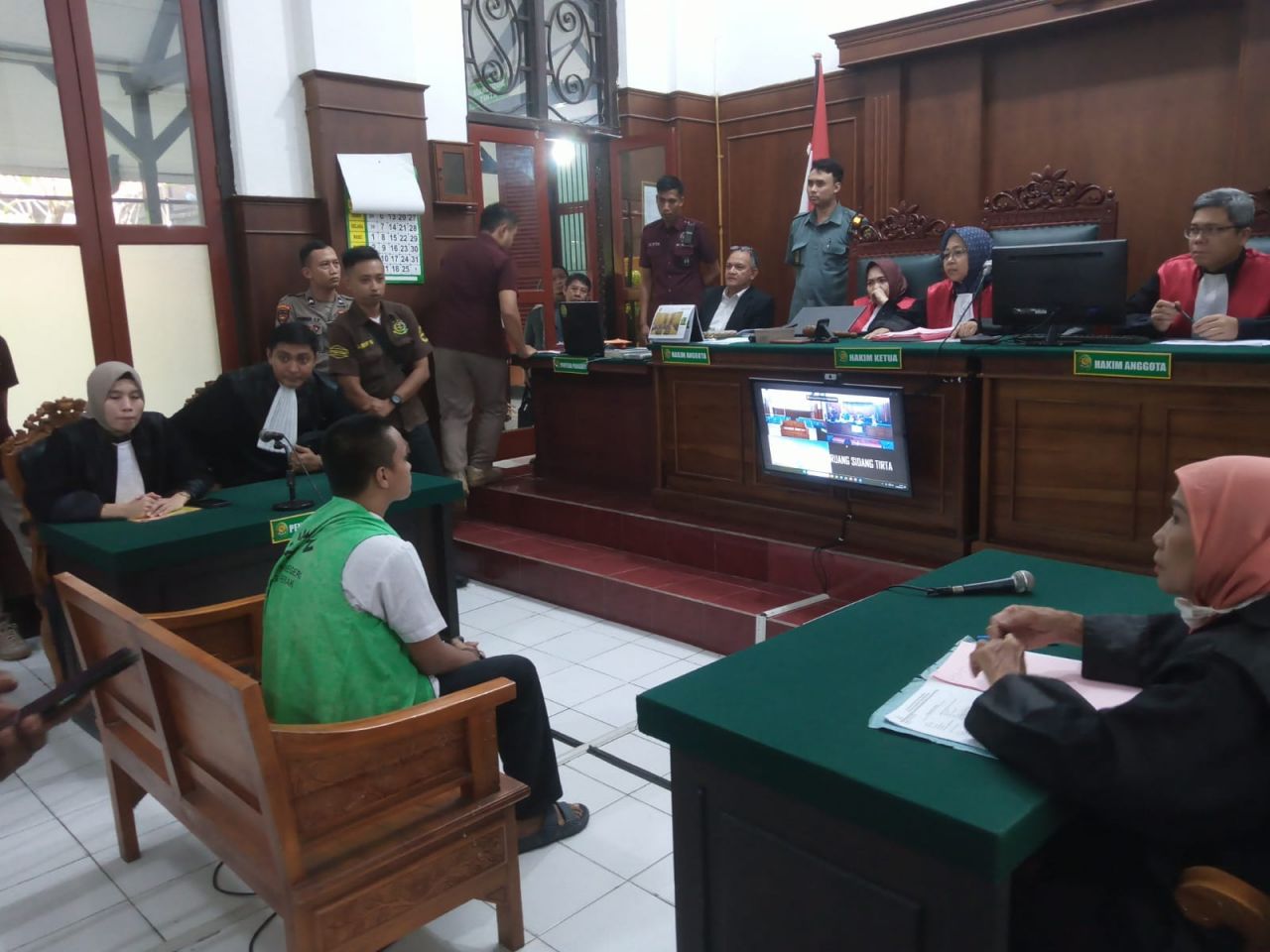 Terdakwa Pembunuhan Abner Uki Oktavian Dituntut 12 Tahun Penjara Di PN Surabaya