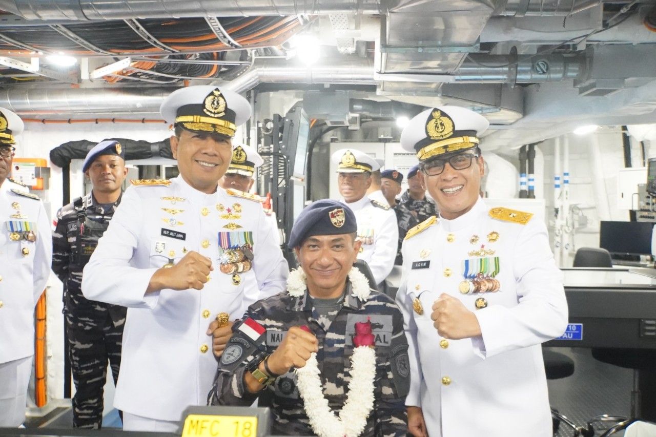 KRI Brawijaya-320 Resmi Perkuat Satkor Koarmada II, Hadir sebagai Frigate Terbesar di Asia Tenggara