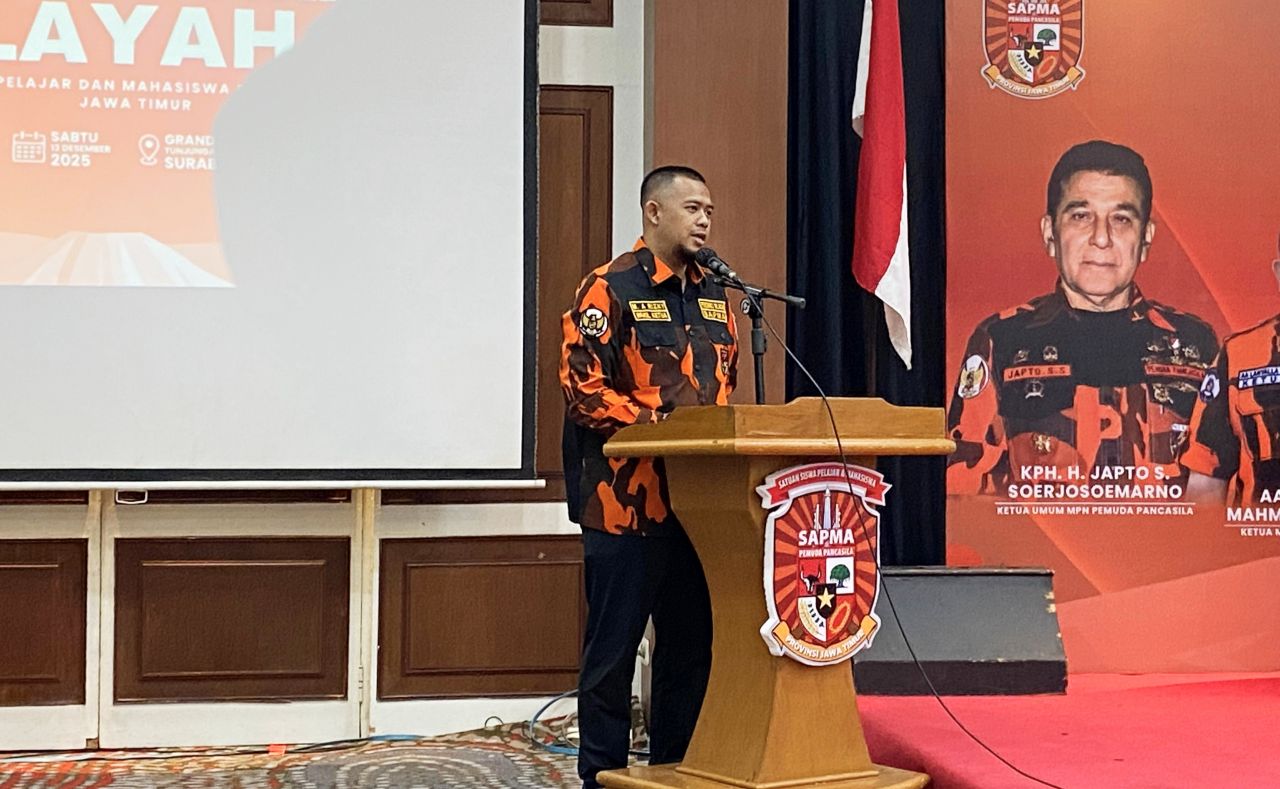 Agung Rizky Siap Meneruskan Tongkat Estafet Kepemimpinan SAPMA PP Jatim