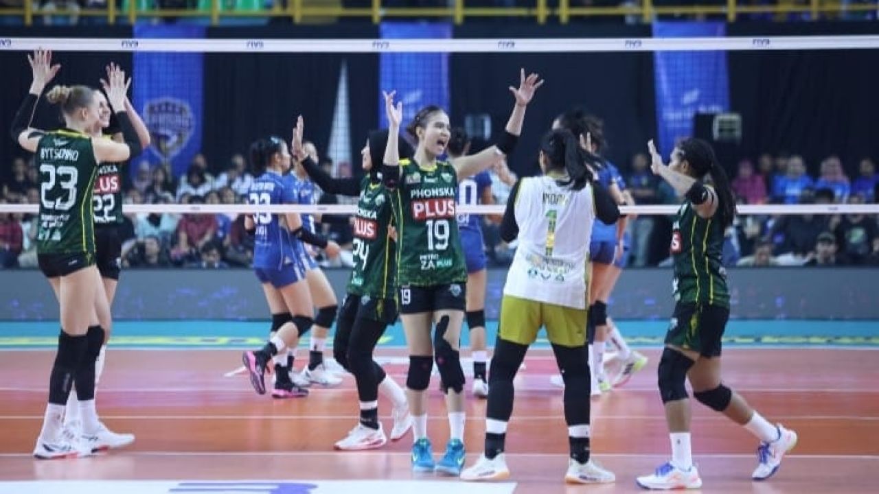 Sempurna! Gresik Phonska Plus, Mulus Raih Gelar Juara Putaran Pertama Proliga