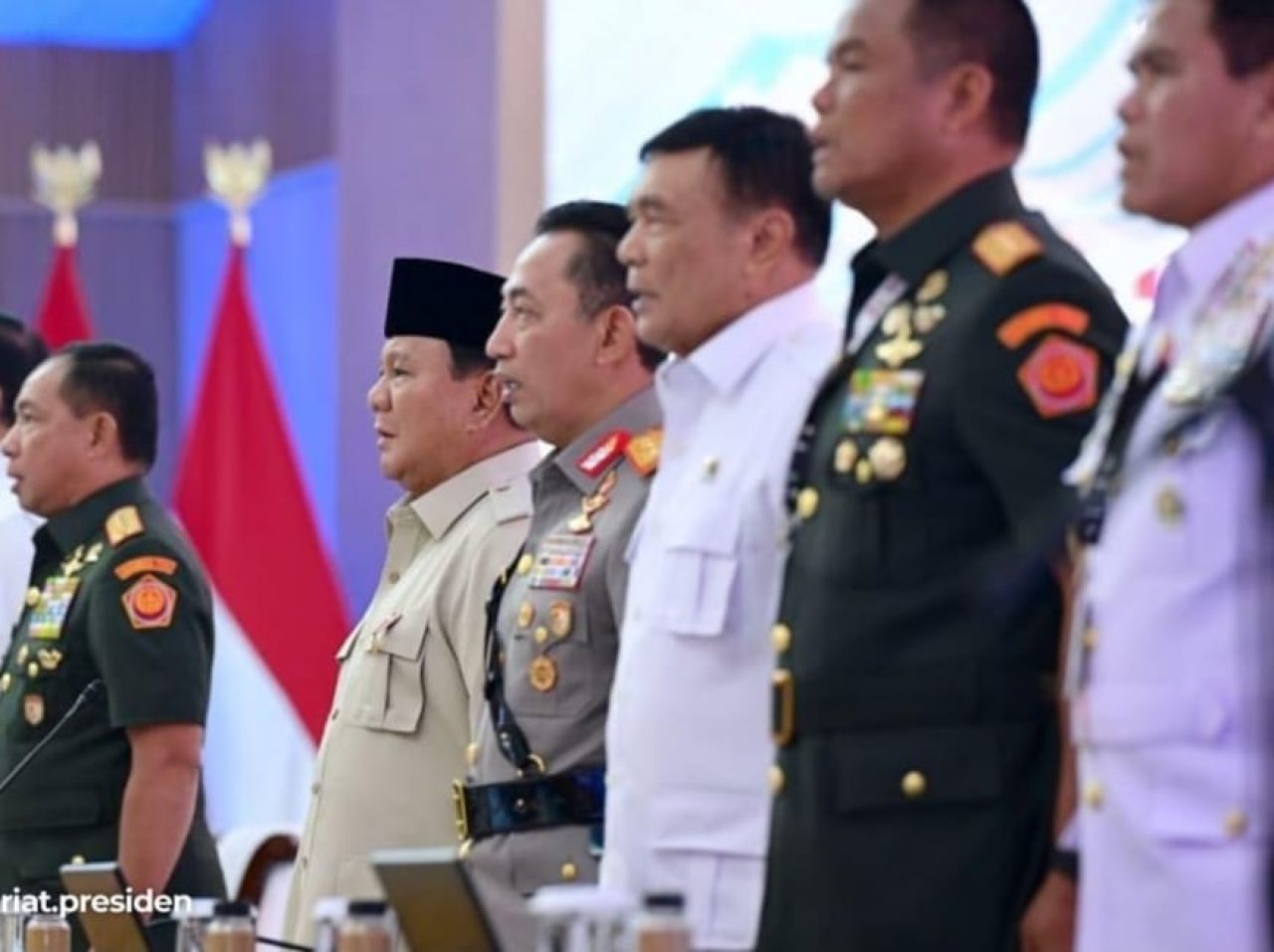 Komandan Kodaeral lX Hadiri Rapat Pimpinan TNl-Polri 2026 di Istana