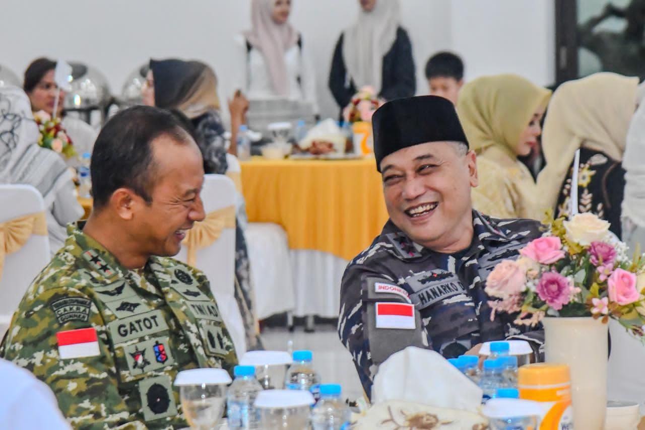 Perkuat Sinergitas, Dankodaeral IX Hadiri Buka Puasa Bersama Forkompinda di Polda Maluku