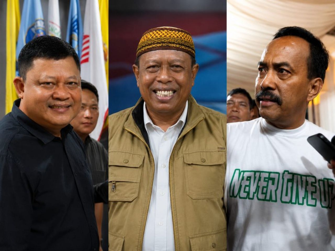 Foto: (Istimewa) Dari kiri, Tonny Andreas, tengah, Slamet Hariyoso Seputro, kanan, Muh Samanhudi Anwar.