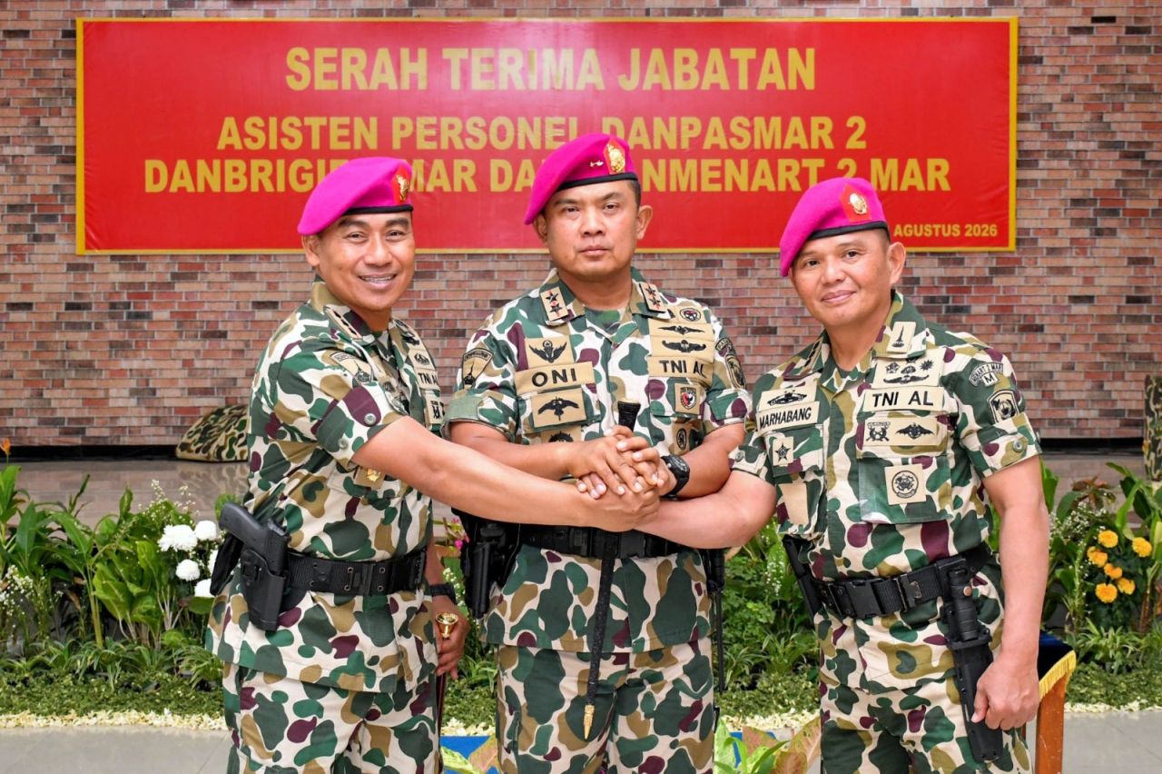 Kolonel Marinir Agus Nyubianto Pimpin Resimen Artileri 2 Marinir