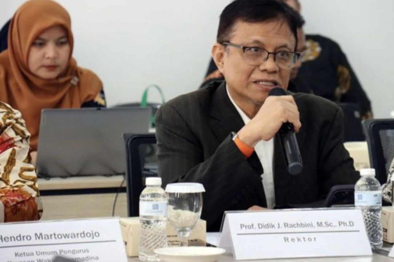 Rektor Universitas Paramadina Prof. Didik J Rachbini, Ph.D, (Foto: Ist)