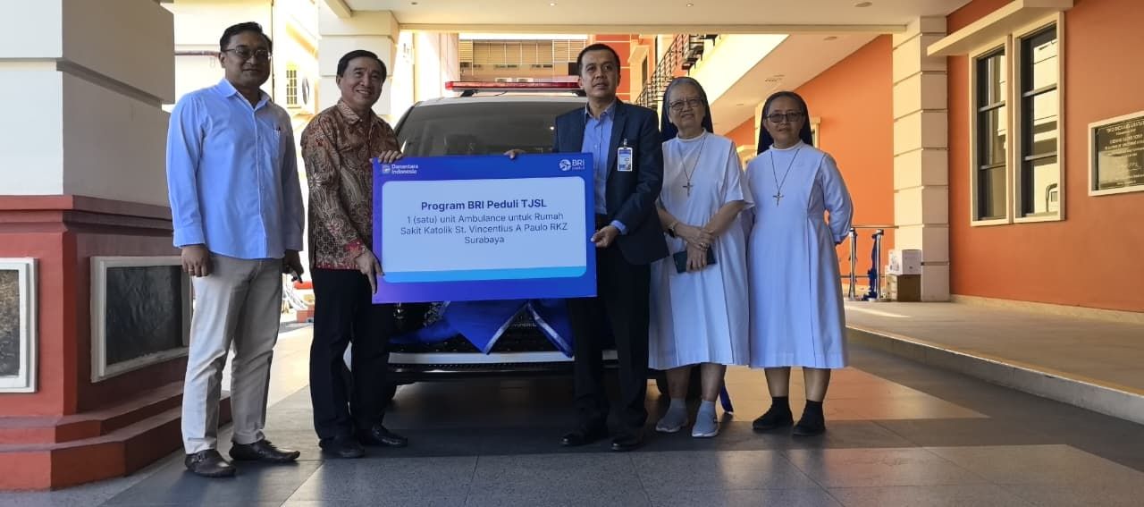 Perkuat Layanan Kesehatan, BRI Bantu Ambulans untuk RKZ Surabaya