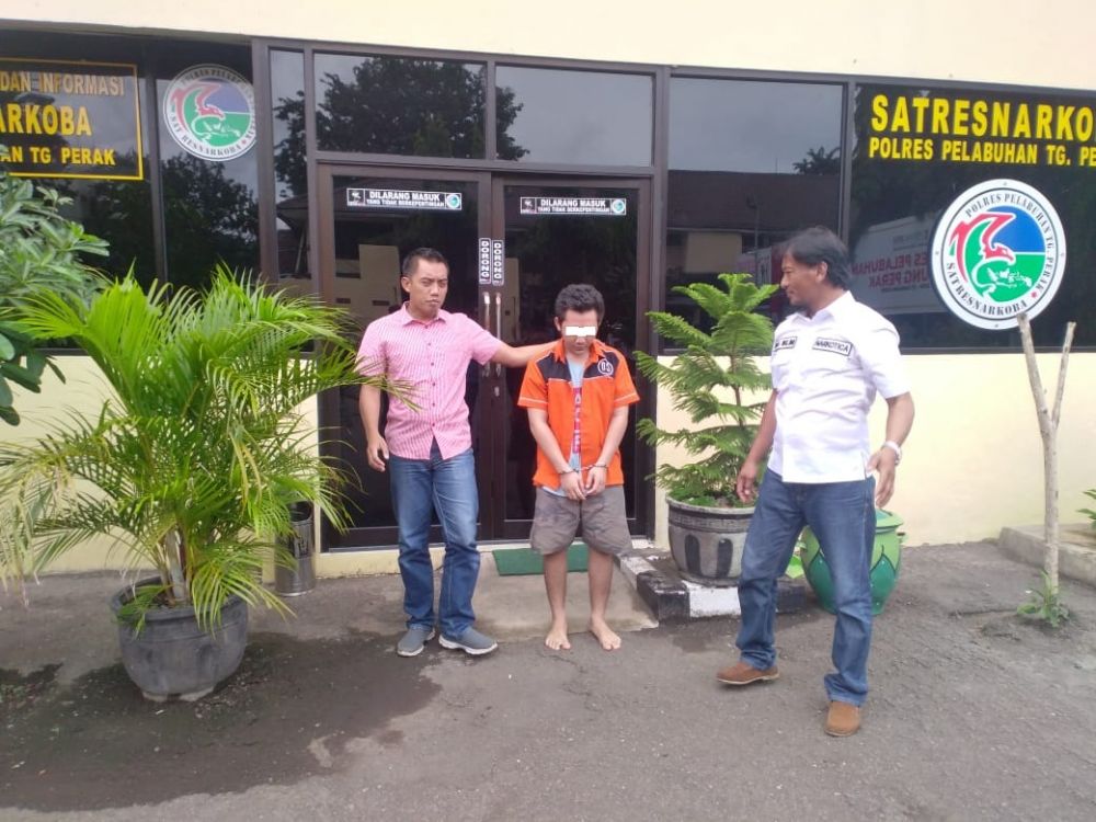 Satreskoba Polres Tanjung Perak Tangkap Pengedar Sabu jaringan Lapas