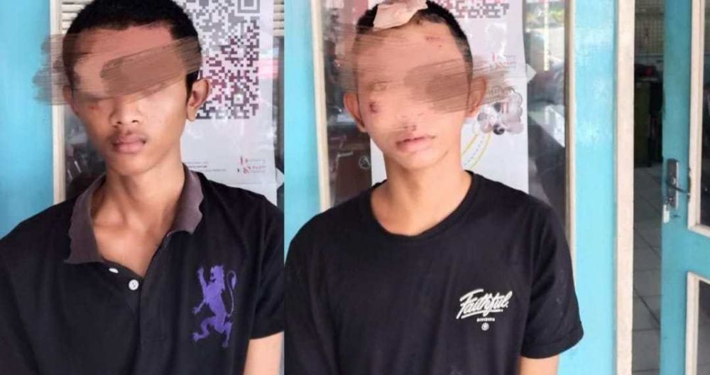 Akibat Merampas Tas, Dua ABG Ngandang Di Polsek Tambaksari Surabaya