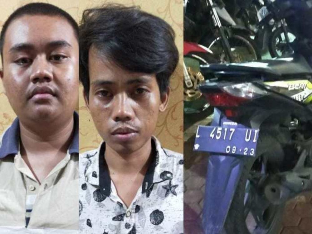 Nyaris Diamuk Massa, Dua Pelaku Curanmor Kembali Ditangkap Polisi 