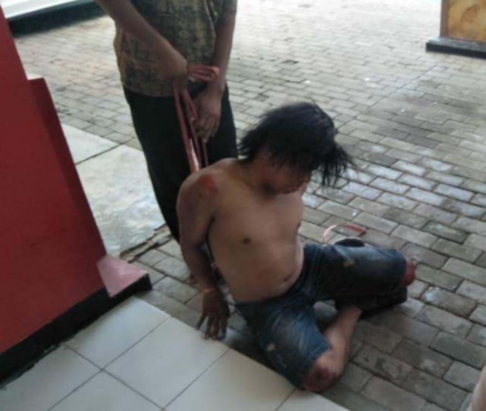 Maling Motor Di Kedung Mangu Timur Surabaya Nyaris Tewas Dihajar Warga