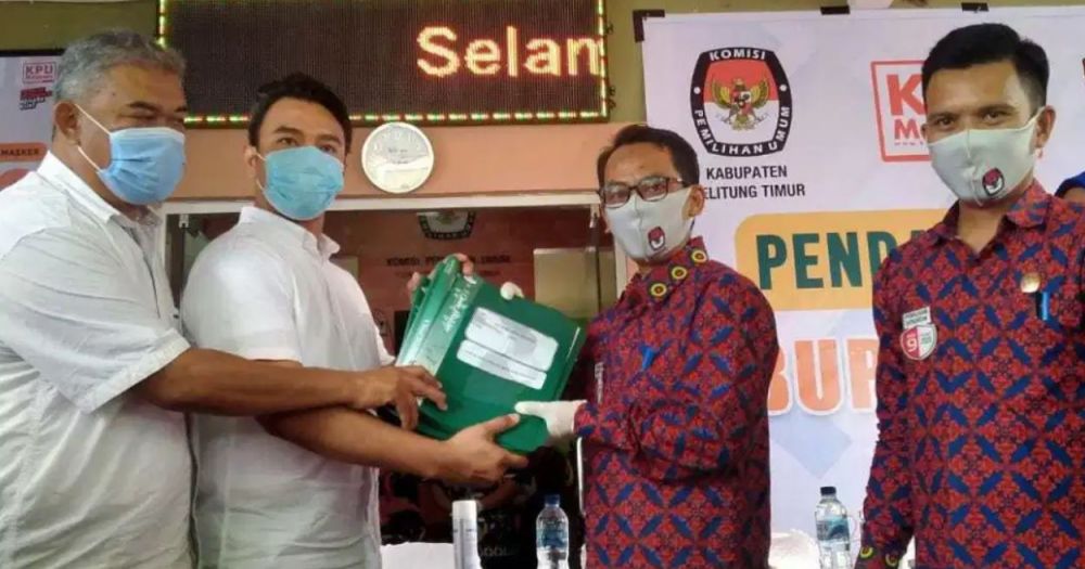 Tujuh Partai Koalisi Kawal  Yuri-Anca Daftar Ke KPU Belitung Timur