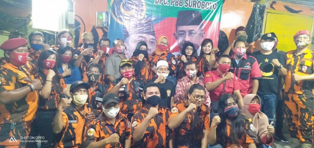 Pemuda Pancasila Kota Surabaya Bersama PDIP Dan PBB Adakan  Konsolidasi Pemenangan Eri - Armuji