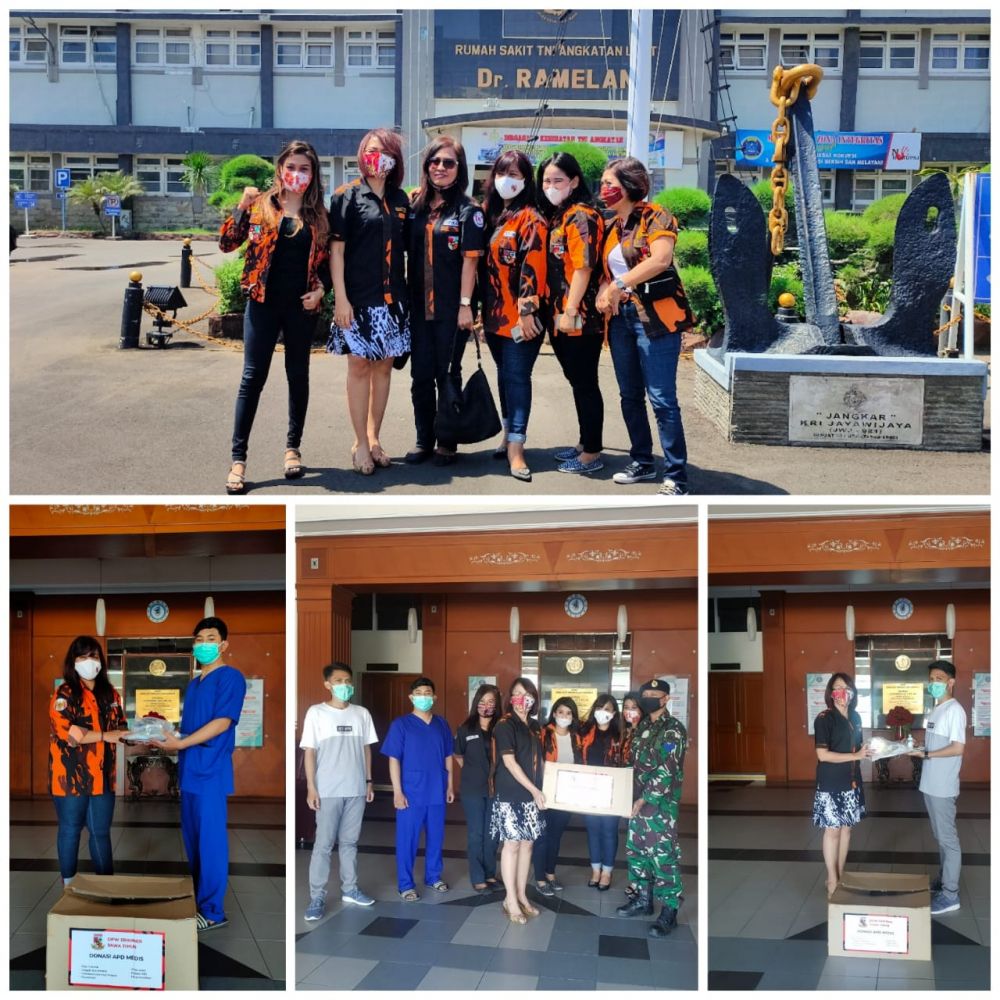 Peringati HUT 19 Srikandi PP Jatim Beri Bantuan Sosial Ke Rumah Sakit