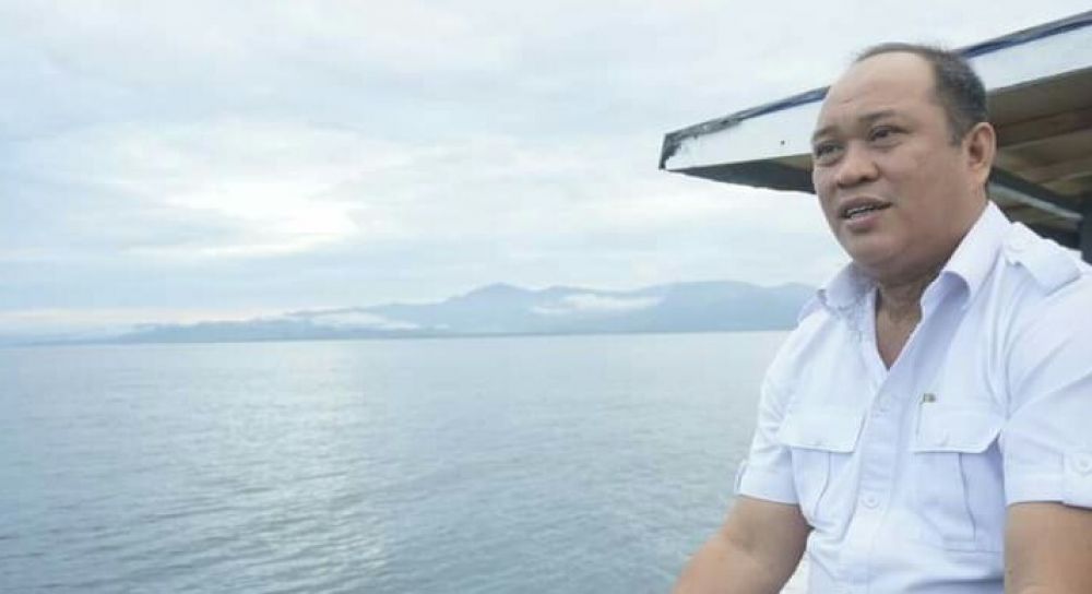 Calon bupati petahana kabupaten Konawe Utara, Ruksamin. 