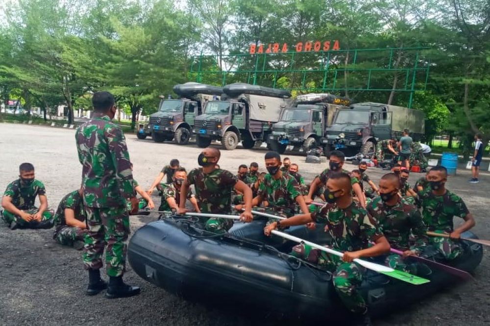 Kompi PRCPB Resimen Artileri 2 Marinir Laksanakan Apel Kesiapan