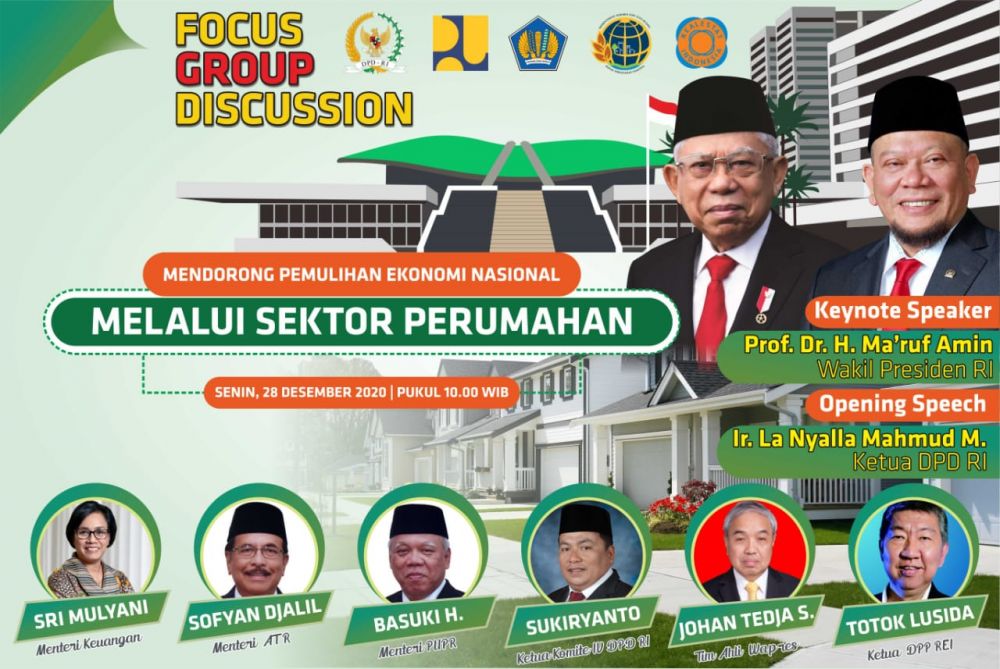 Ketua DPD RI Minta Pemerintah Perhatikan 8 Hal Dalam Sektor Properti