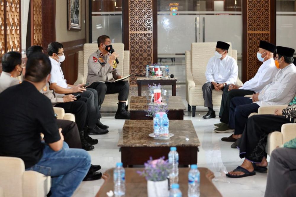 Polda Jatim Sambut Audiensi Pimpinan Wilayah DMI Jawa Timur