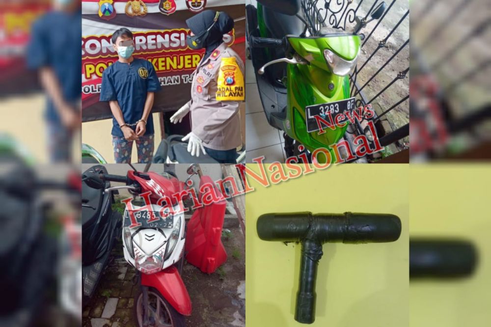 Satu Dari Dua Pelaku Curanmor Dibekuk Polisi