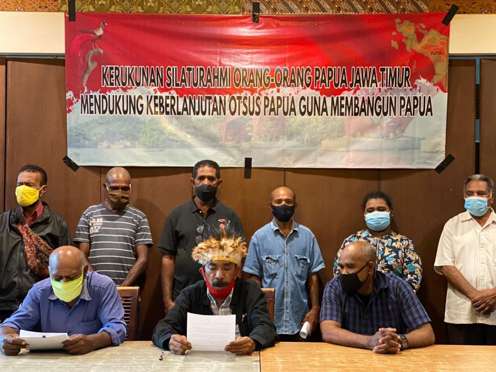 Kerukunan Silaturahmi Orang- Orang Papua Jatim Dukung OTSUS Jilid Dua