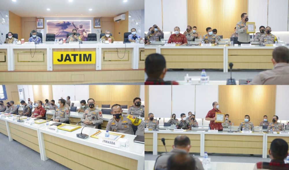 Wakapolda Jatim Canangkan Zona Integritas 10 Satker WBK dan WBBM 