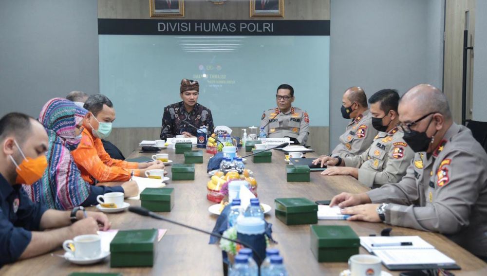 Gelar Audiensi, Polri dan KPI Bahas Persiapan Hari Penyiaran Nasional