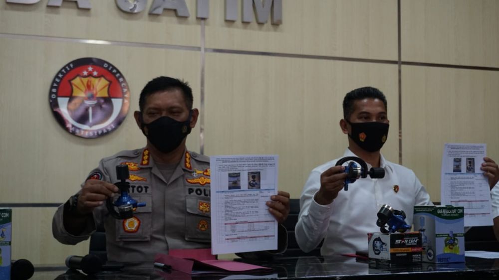 Polda Jatim Bongkar Peredaran Regulator Tak Ber SNI