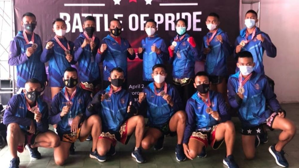 Atlet Kick Boxing Menart 2 Mar Pasmar 2 Sabet Medali di Karanganyar