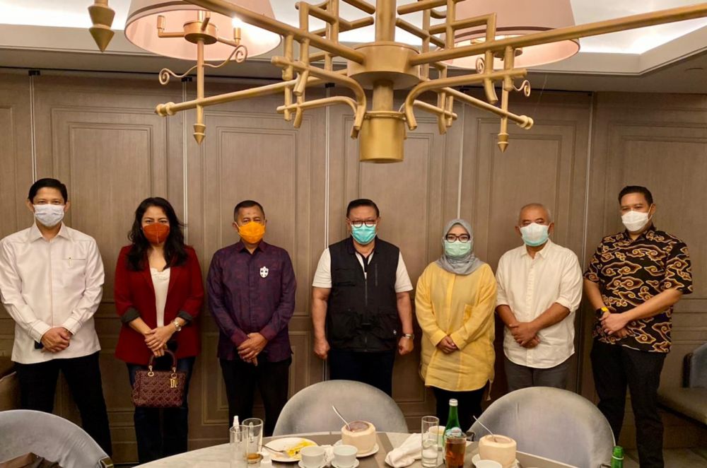 Pertemuan Ade Puspita Dengan Ketum Kosgoro 1957 Diapresiasi