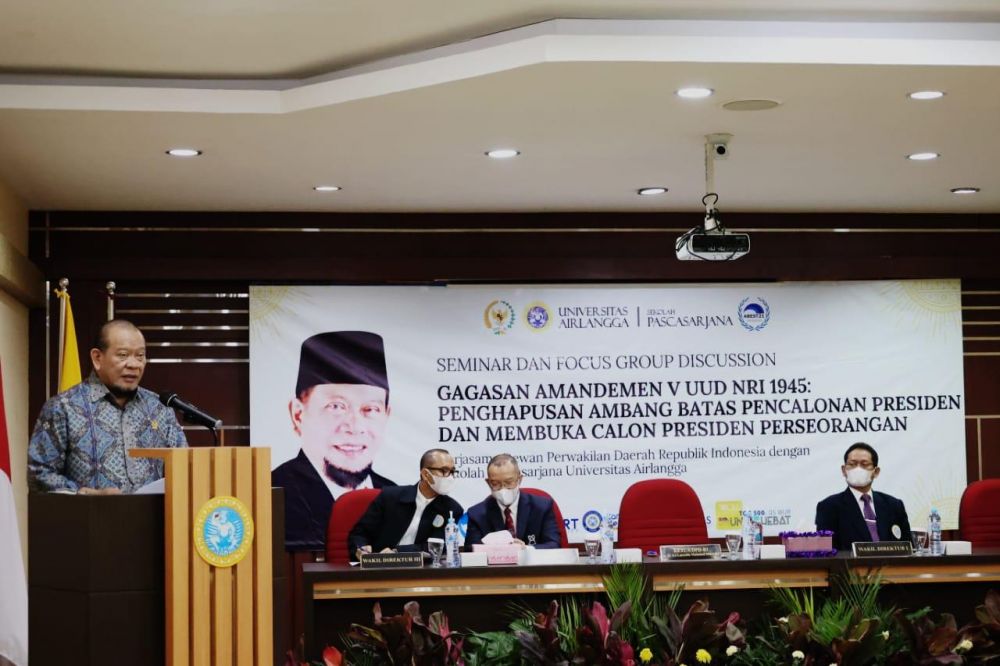 LaNyalla: DPD Bisa Ajukan Capres Itu Rasional