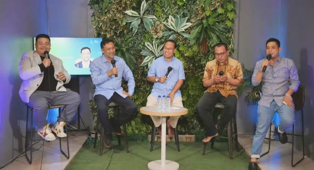 Acara diskusi Milenal Bincang Politik bertajuk Struktur dan Kultur E-Democracy Indonesia, yang diselenggarakan di Jakarta, baru-baru ini.