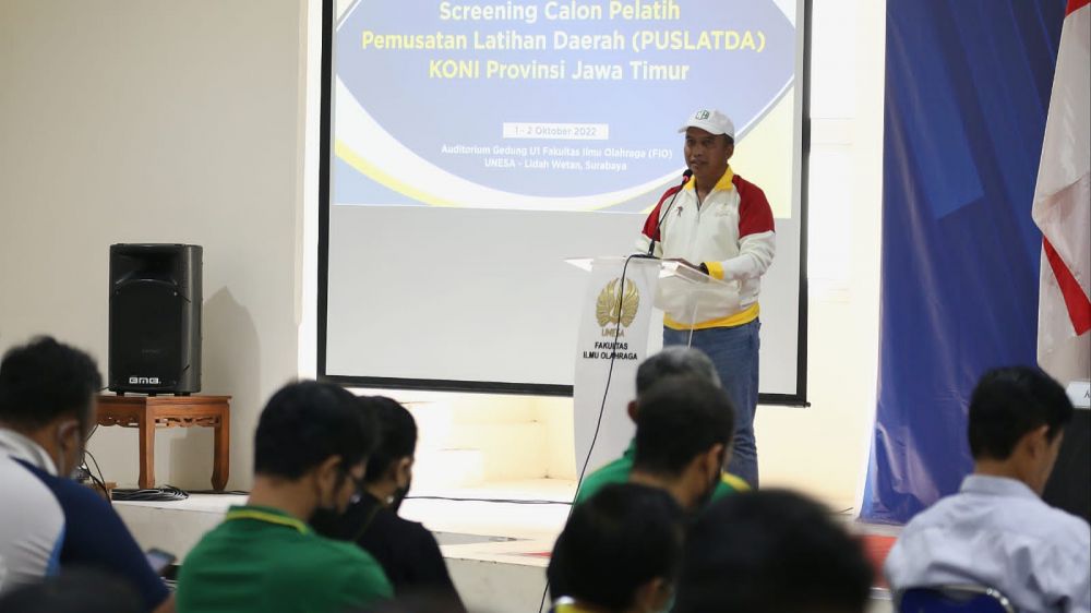 DIKTAR KONI Jatim Mulai Seleksi Calon Pelatih Puslatda