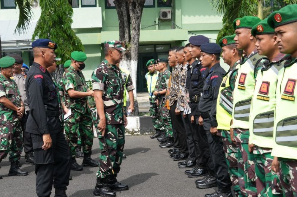 Danrem 084/BJ Pimpin Apel Gelar Pasukan Pengamanan VVIP 