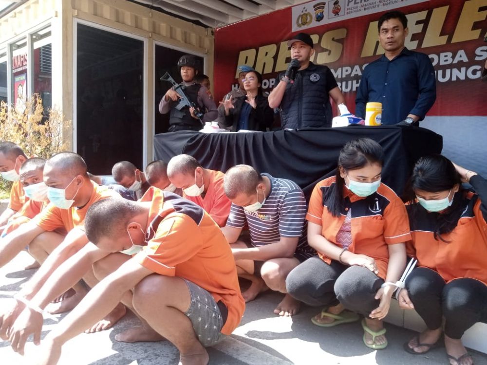 Operasi Tumpas Semeru 2023, Polres Tanjung Perak Berhasil Ungkap 13 Kasus Narkotika