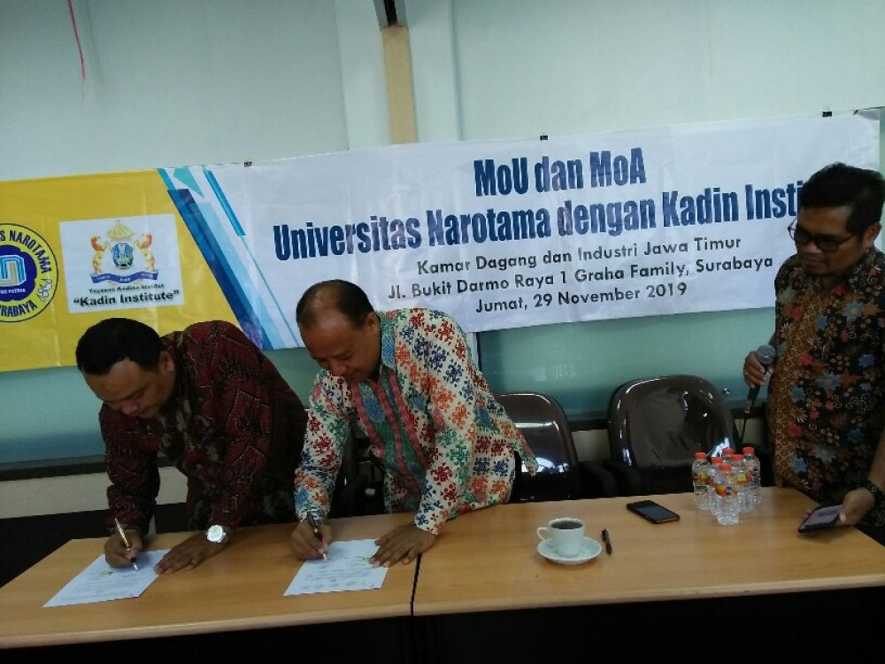 MoU dan MoA Antara Kadin Institute dengan UNNAR untuk Terapkan APRC