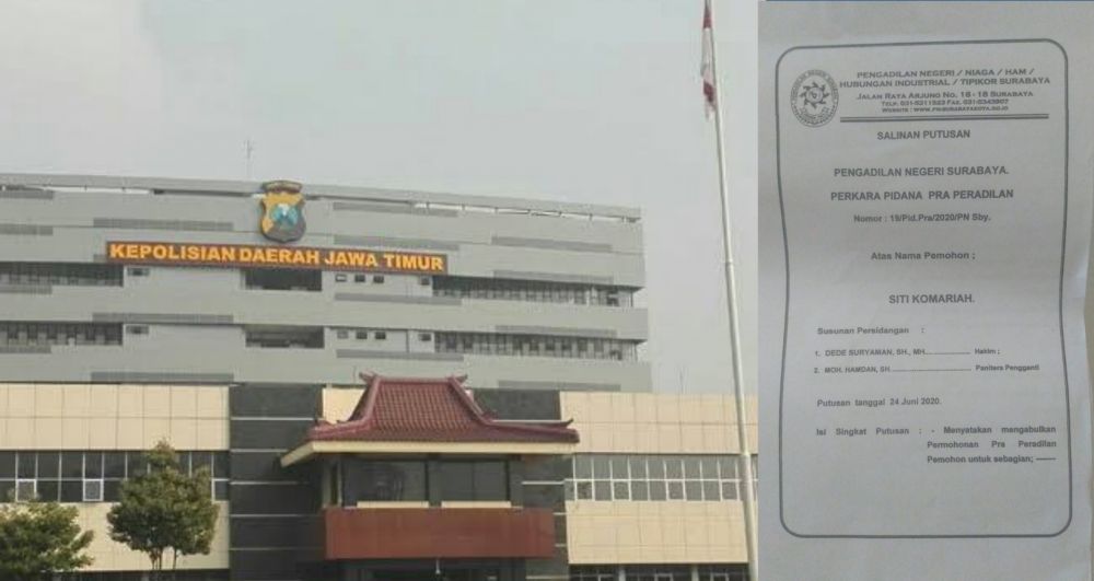 Polda Jatim Kalah Atas Gugatan Bidan Tulungagung