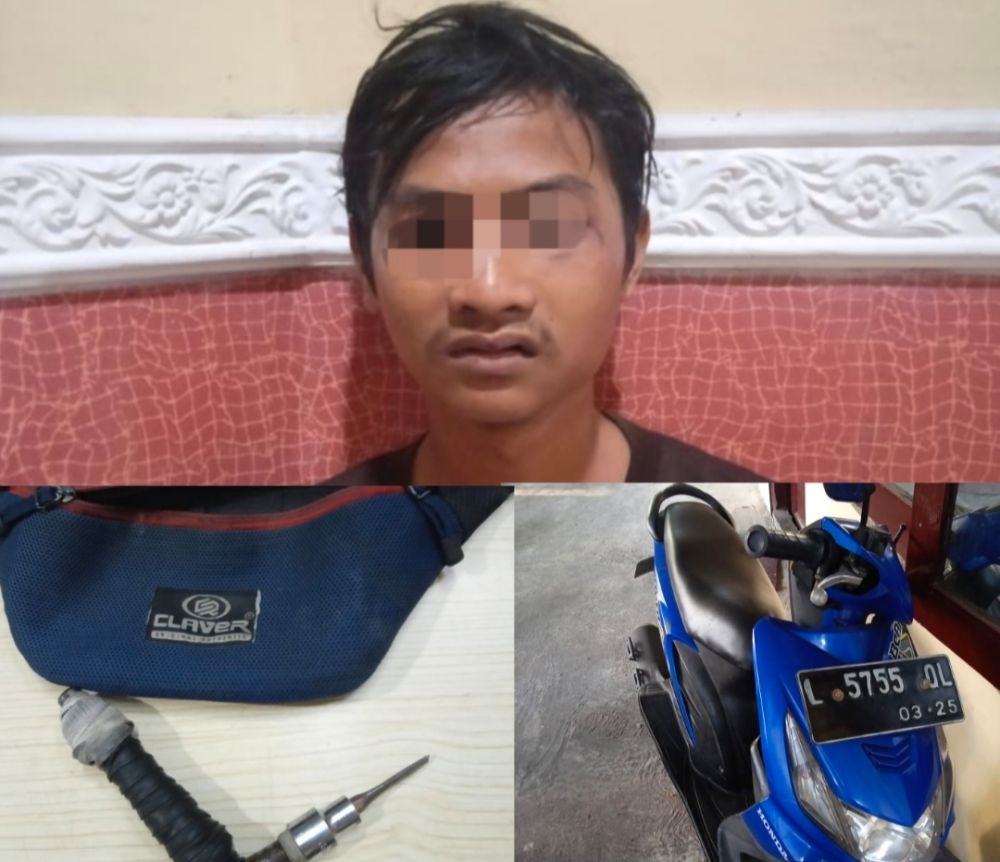 Sigap, Polsek Tegalsari Amankan Pelaku Ranmor dari Amukan Massa